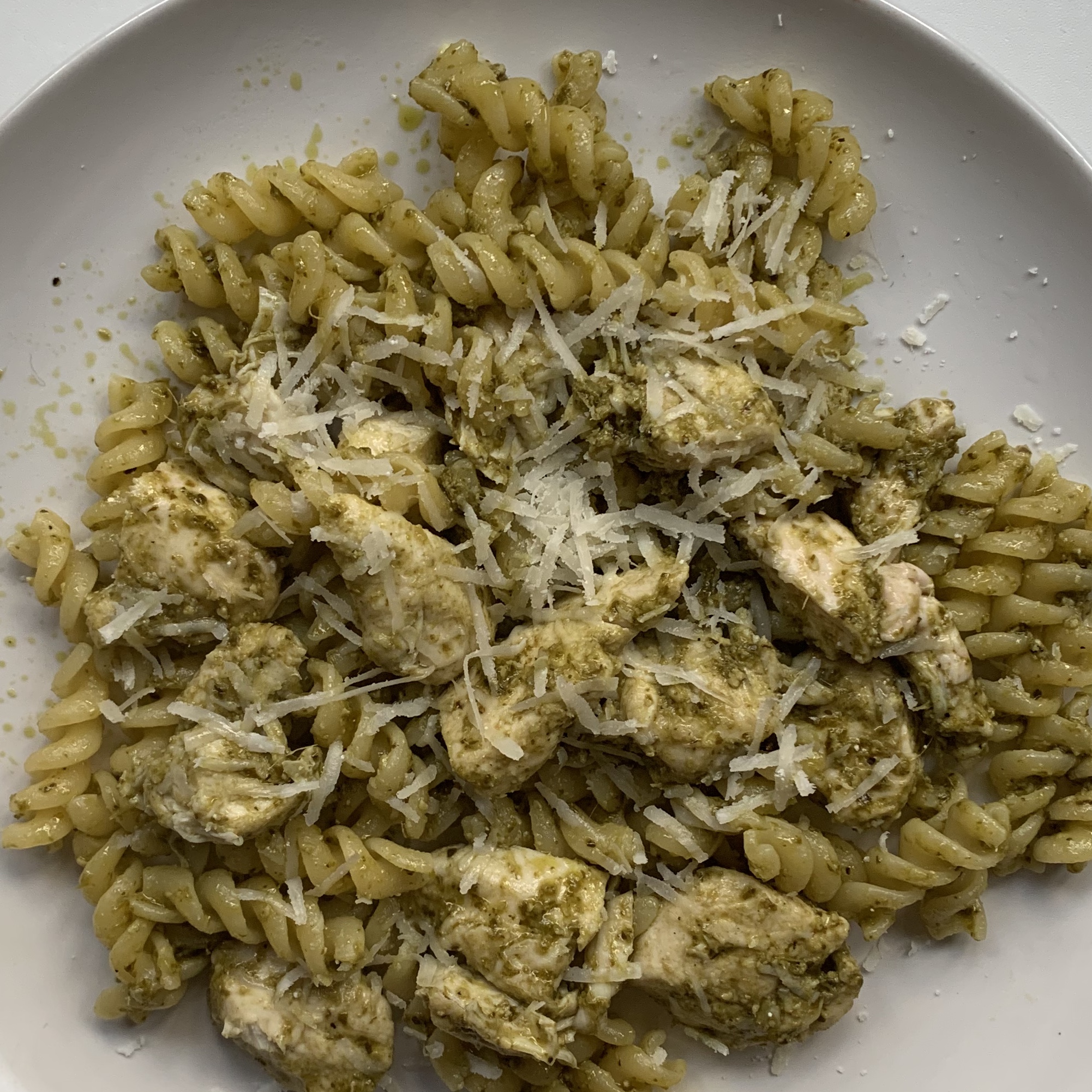 pesto pasta kids meal