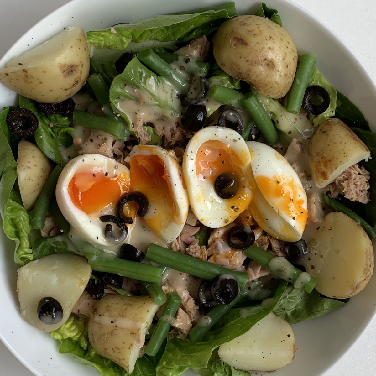 tuna Nicoise salad