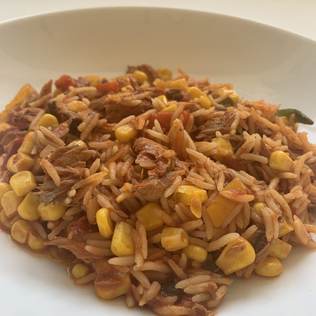 spicy mackerel rice